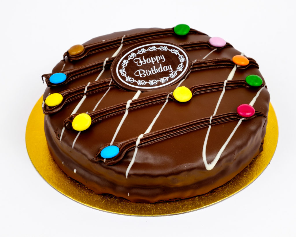 Celebration Smartie Fudge Gateau Stafford S Bakeries